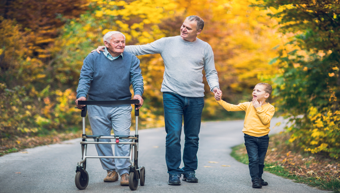 Generational Grandpa, Father, Grandchild